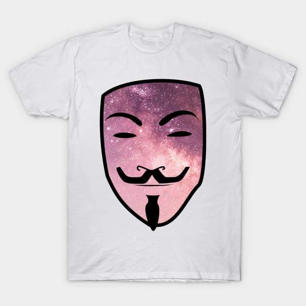 Anonymous Galaxy T-Shirt by FattoAMano